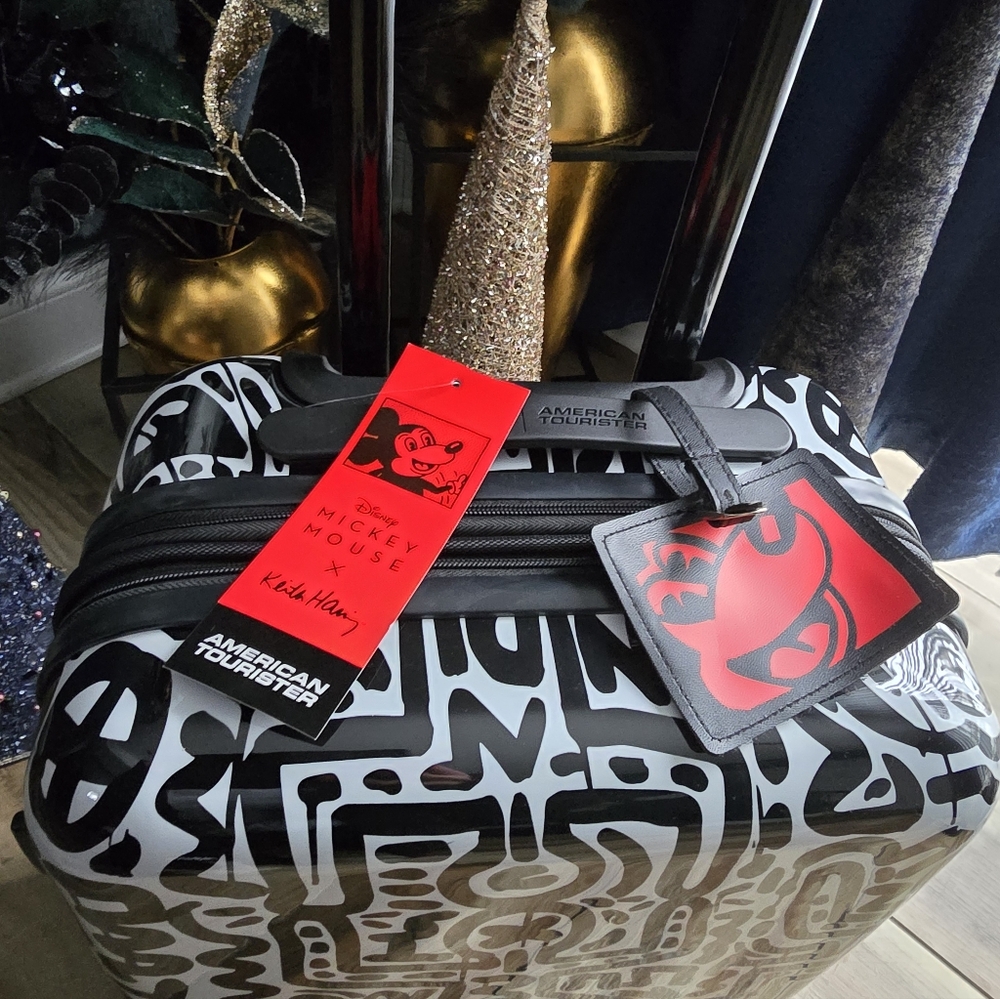 Keith Haring x Disney Mickey Carry-On American tourister newKeith Haring x Disne - Picture 6 of 6